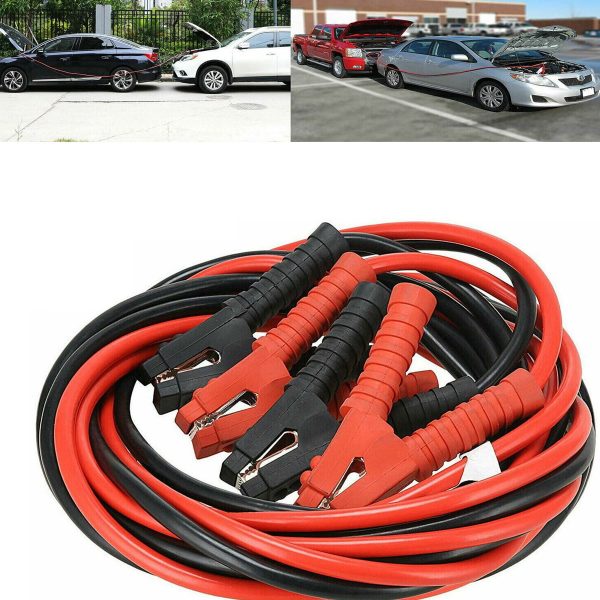 Firing Line 6m 3000A Car Battery Power Emergency Cable Jump Start Firing Line Power Wire Copper Clip Clamp Boost Cord Bateria Auto (Black and Red) - Image 3